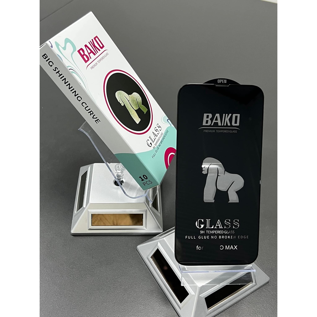 Kính cường lực Baiko KingKong cho iphone Full Màn 7plus/8plus/xs max/11/12 pro/11 promax / ip12 promax/13Promax