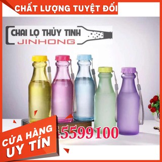 CHAI THUỶ TINH MÀU 350ML DÂY MS05