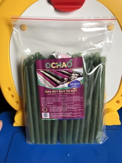 Ống Hút bột Gạo Size Trân Châu