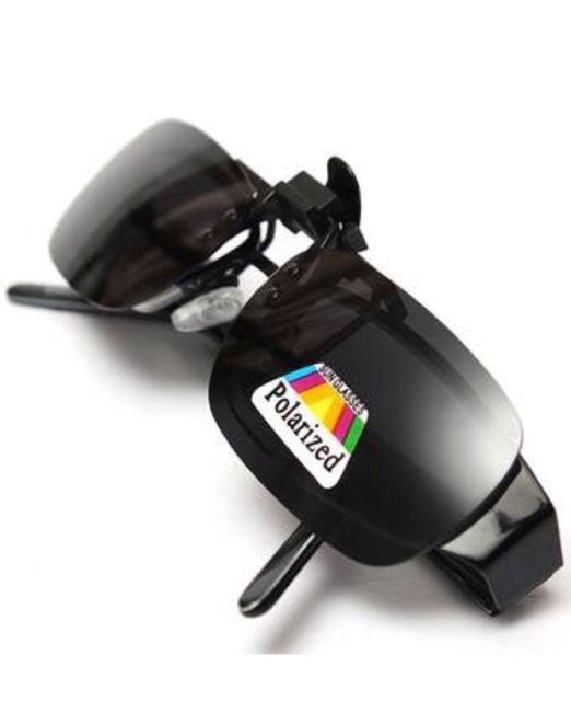 Có sẵn Mắt kính râm kẹp cho người cận thị có hộp tròng kính mát kẹp