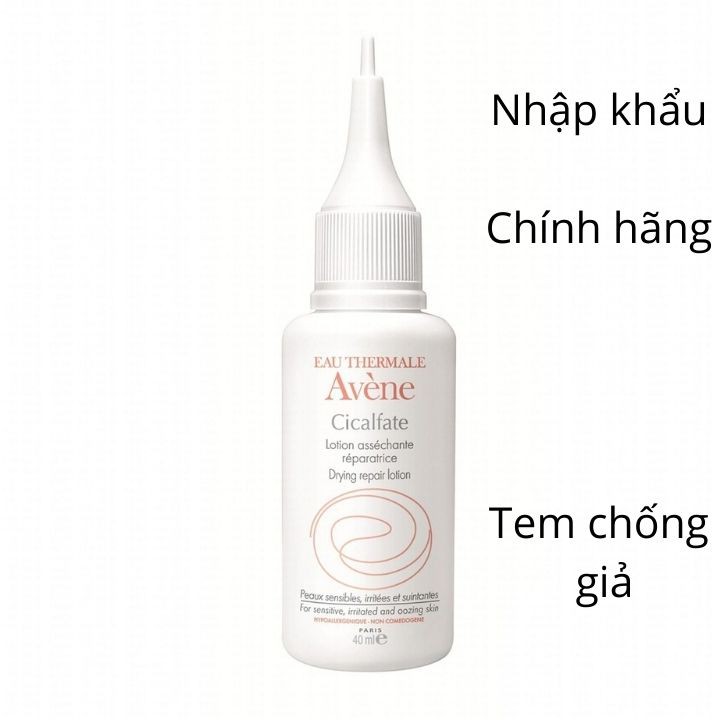 Lotion dưỡng da giảm Thâm Phục Hồi Tái tạo Da Avene Cicalfate Repair Cream 40ml CHính Hãng freeship HCM