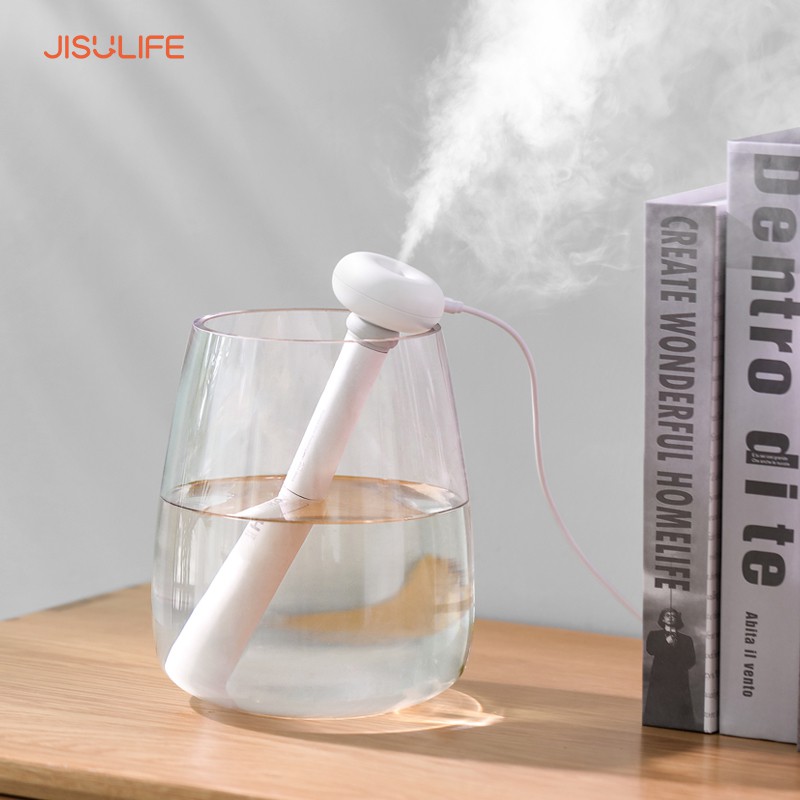 Máy phun sương Jisulife JT06 - Tạo ẩm lọc không khí và giữ ẩm cho da - Thiết kế độc lập hoạt động trên nhiều dụng cụ
