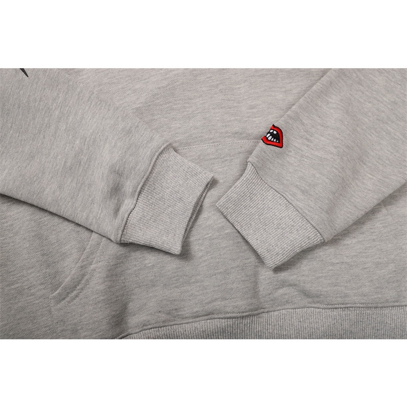 Hàng Có Sẵn Áo Hoodie Thể Thao Cotton Tay Dài In Họa Tiết Graffiti Trái Tim Cho Cặp Đôi Unisex