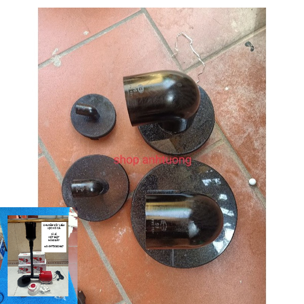 Nấm đáy hồ cá nấm hút đáy hồ cá bằng đá chuyên dùng cho bể bạt