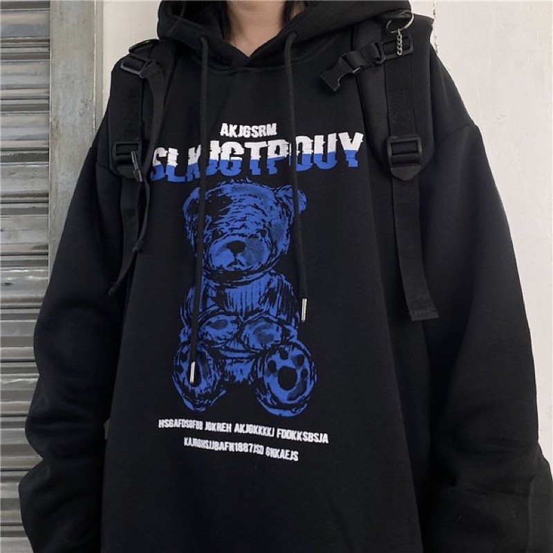 Áo hoodie gấu TEDDY chất vải nỉ bông ấm áp | BigBuy360 - bigbuy360.vn