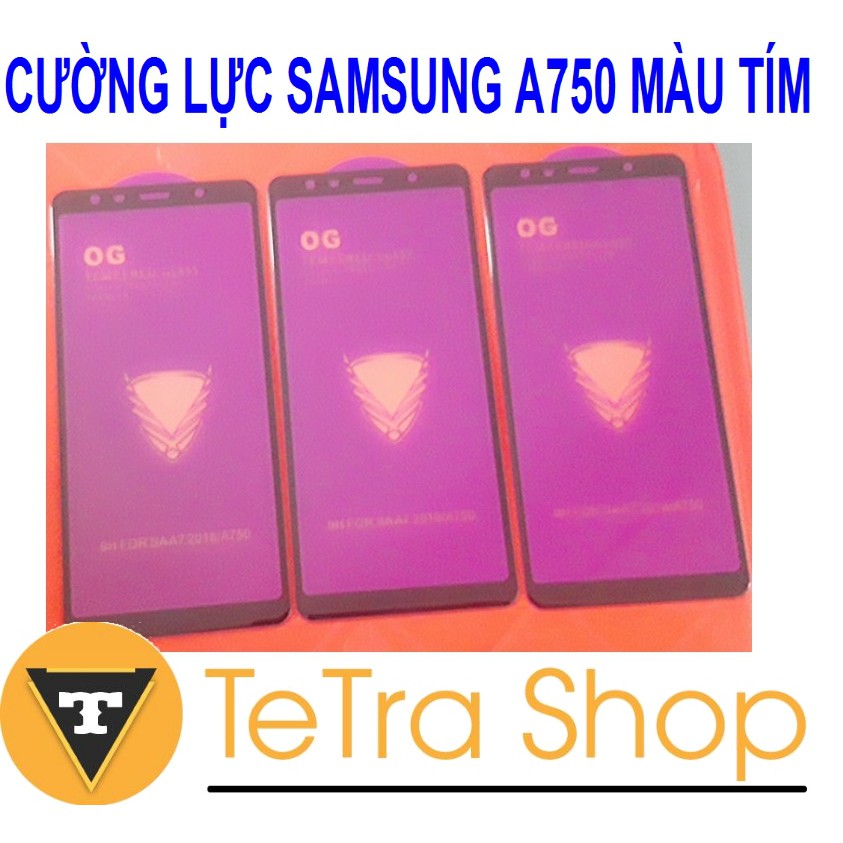 CƯỜNG LỰC SAMSUNG A750 MÀU TÍM