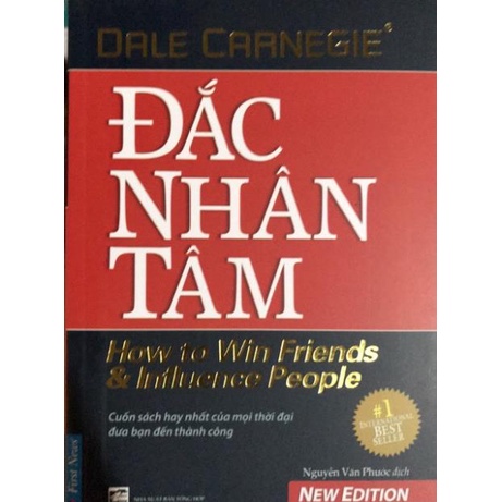 Sách - Đắc Nhân Tâm - Dale Carnegie (Khổ Lớn - Tái Bản 2021)