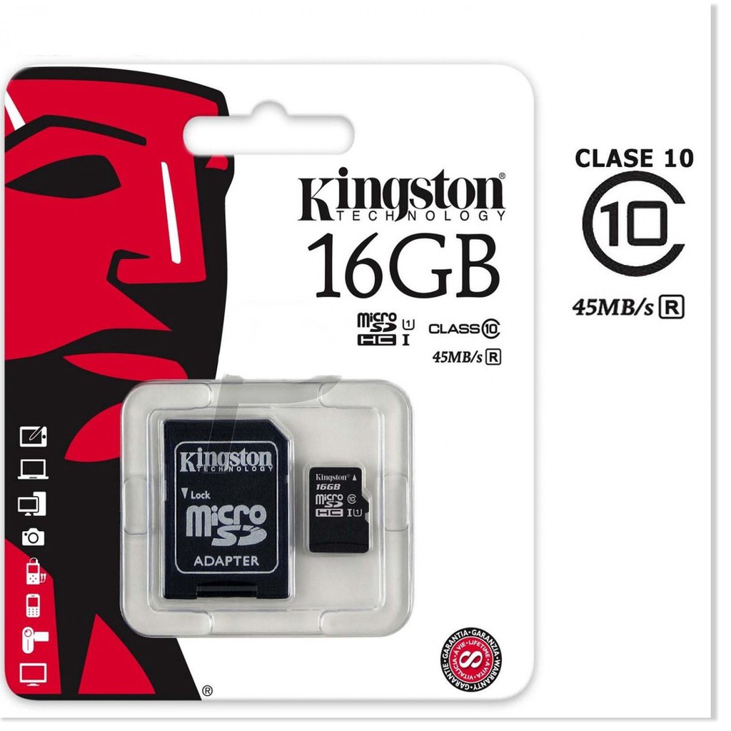 THẺ NHỚ MICROSD KINGSTON 16Gb Class 10 - MrPhukien