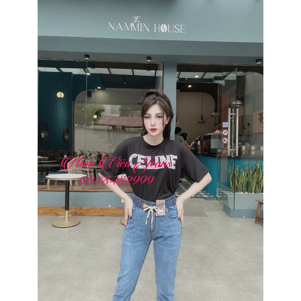 Quần Jeans Nữ Cạp Chun 3061 Cạp Cao [ Ảnh Thật ] | BigBuy360 - bigbuy360.vn