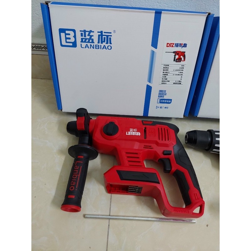 Thân máy khoan bê tông pin LanBIAO 808  hàng nội địa không chổi than