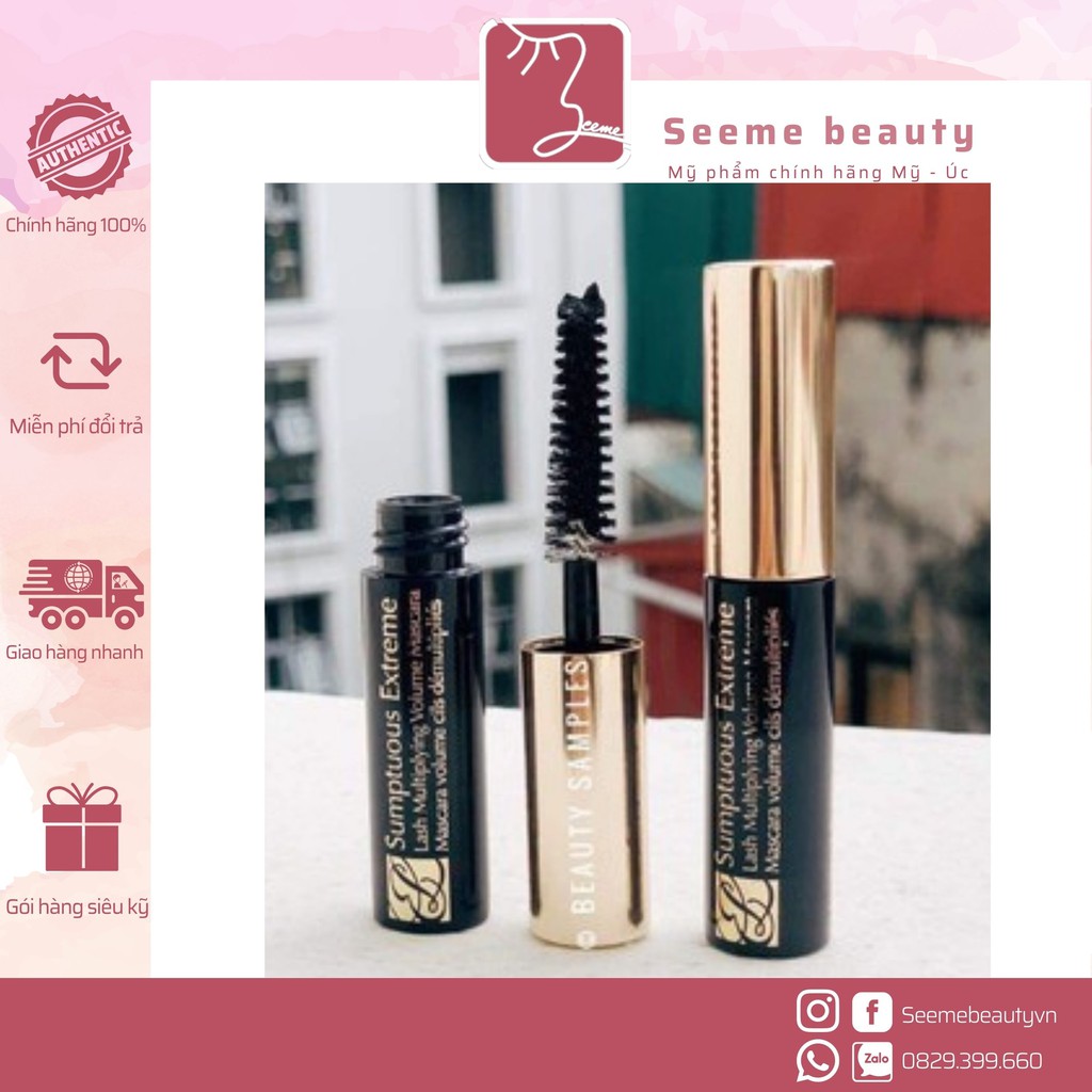 Chuốt Mi Nâng Dày Mi Estee Lauder Sumptuous Extreme Lash Multiplying Volume Mascara Mini [SeeMe Beauty]