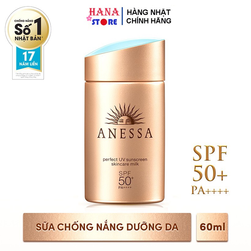 Kem Chống Nắng Anessa Màu Vàng 60ml.