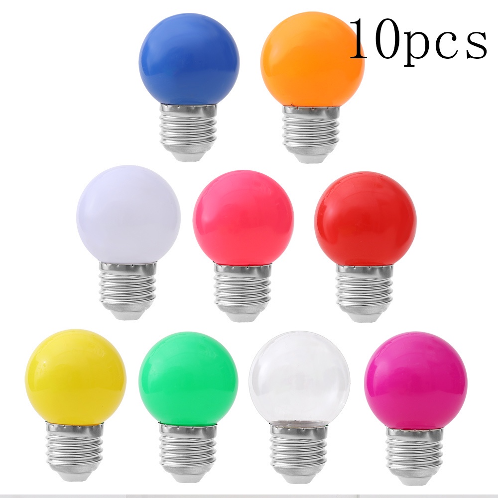 Set 10 Bong Bóng Đèn LED Nhiều Màu Sắc Trang Trí Sân Khấu Tiệc Giáng Sinh