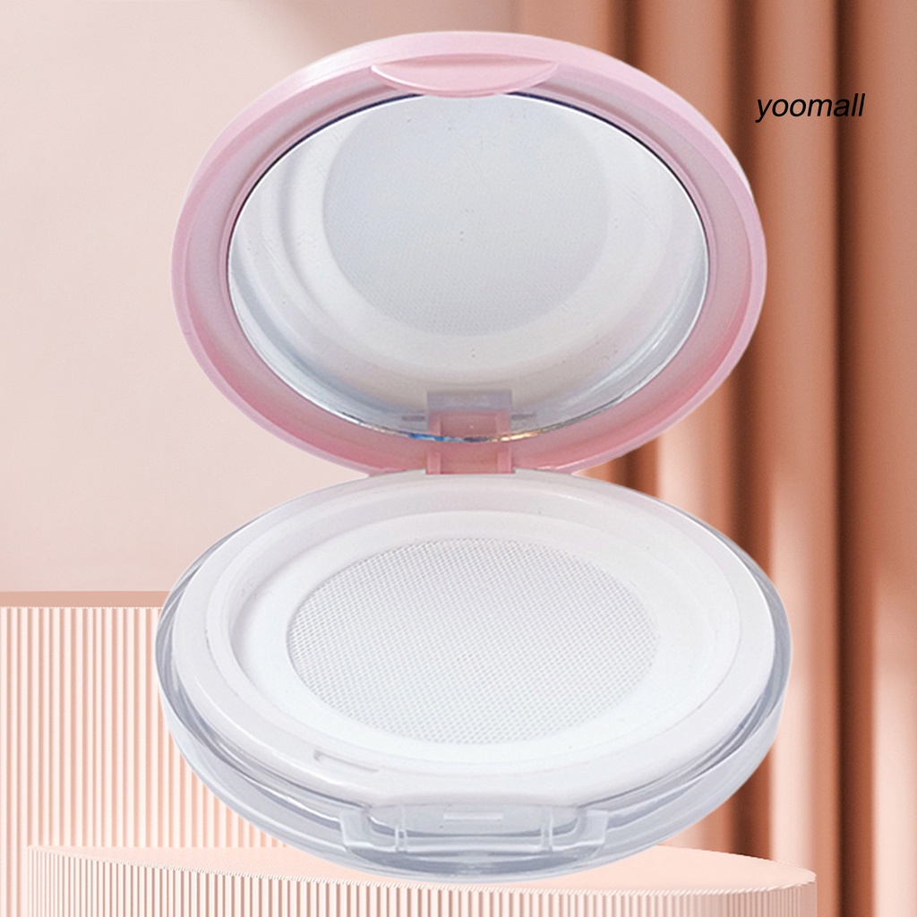 Hộp Đựng Phấn Phủ Dạng Bột Dung Tích 5g Có Gương Trang Điểm Tiện Dụng