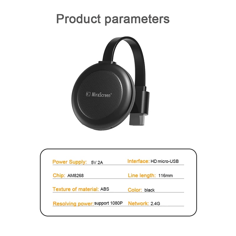 Thiết bị HDMI không dây G38 xuất hình ảnh FullHD 1080p hỗ trợ Google App