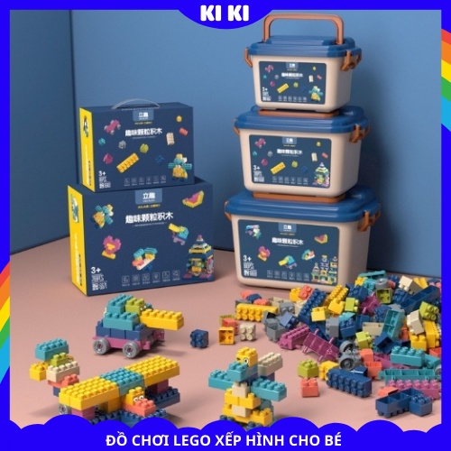 Bộ đồ chơi xếp hình, ghép hình, lắp ráp, lắp ghép Lego thông minh cho trẻ em, trẻ con, bé trai, gái 1 2 3 4 5 6 7 8 tuổi
