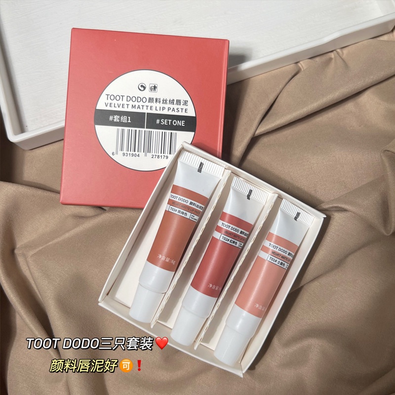 Toot Dodo Son Môi Bùn Nhung Lì Nhiều Màu Sắc Tùy Chọn