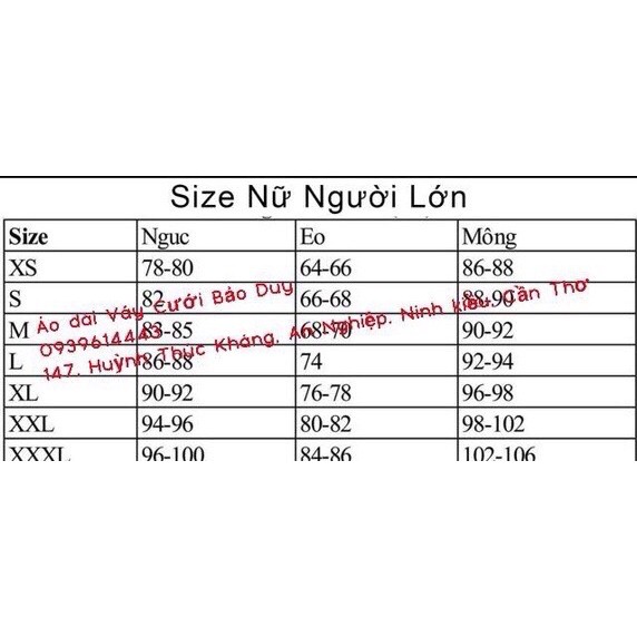 Quần áo dài big size xxl xxxl xxxxl 4xl giá sỉ