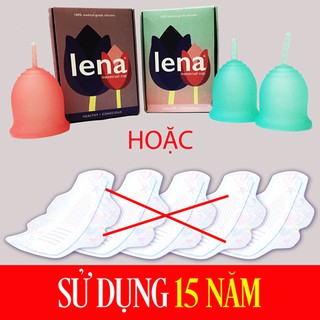 Combo: Cốc nguyệt san Lenacup sl 5