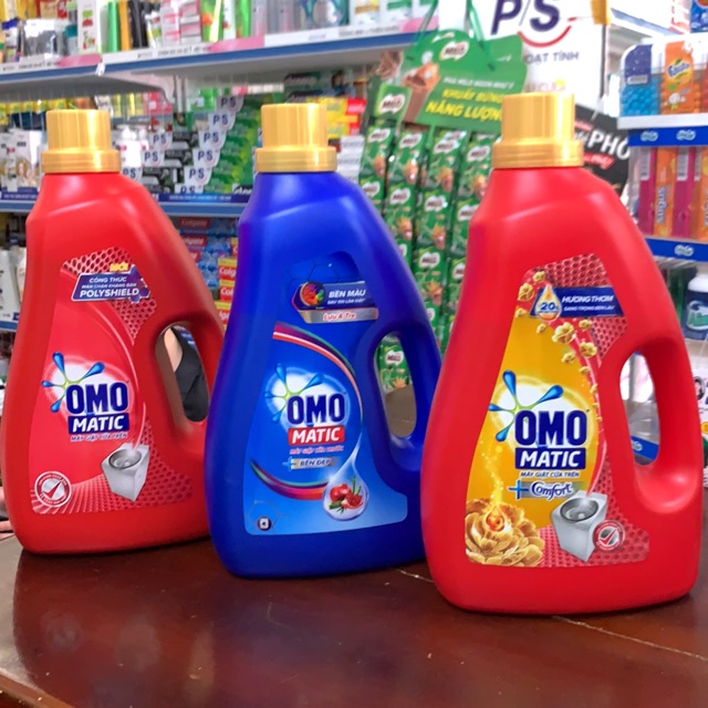 Nước Giặt Omo Matic Cửa Trên/Cửa Ngang 2,3kg/2,7kg