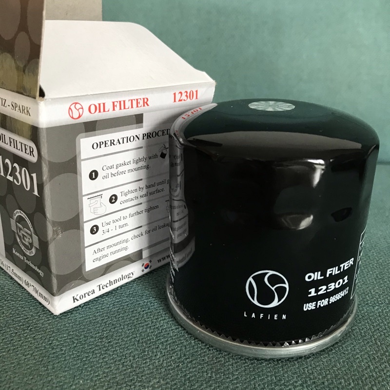 Lọc nhớt Lafien 12301 (68mm) dùng cho Suzuki Wagon R/Swift/Carry/APV - Toyota Rush - Chevrolet Spark/Matiz