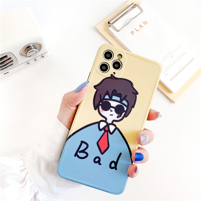 Ốp lưng iphone Bad & Cool IMD viển nổi cong 5/5s/6/6plus/6s/6splus/7/7plus/8/8plus/x/xr/xs/11/12/pro/max/plus/promax | BigBuy360 - bigbuy360.vn