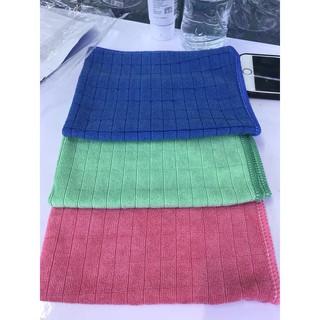 [ Rẻ Vô Địch ] Khăn lau ko đổ lông - Kèm ảnh thật - Khăn Lau Siêu Sạch Đa Năng 30*35 Homeinno Cao Cấp
