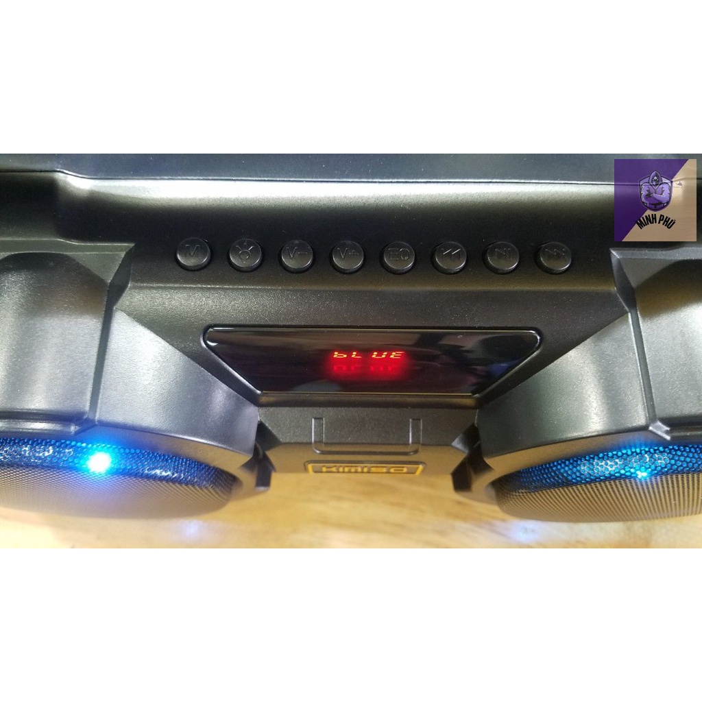 Loa Bluetooth KIMISO KM-S1 -S2 - Tặng Kèm Mic Hát Karaoke -Bảo  Hành 3 Năm -Hàng Loại 1