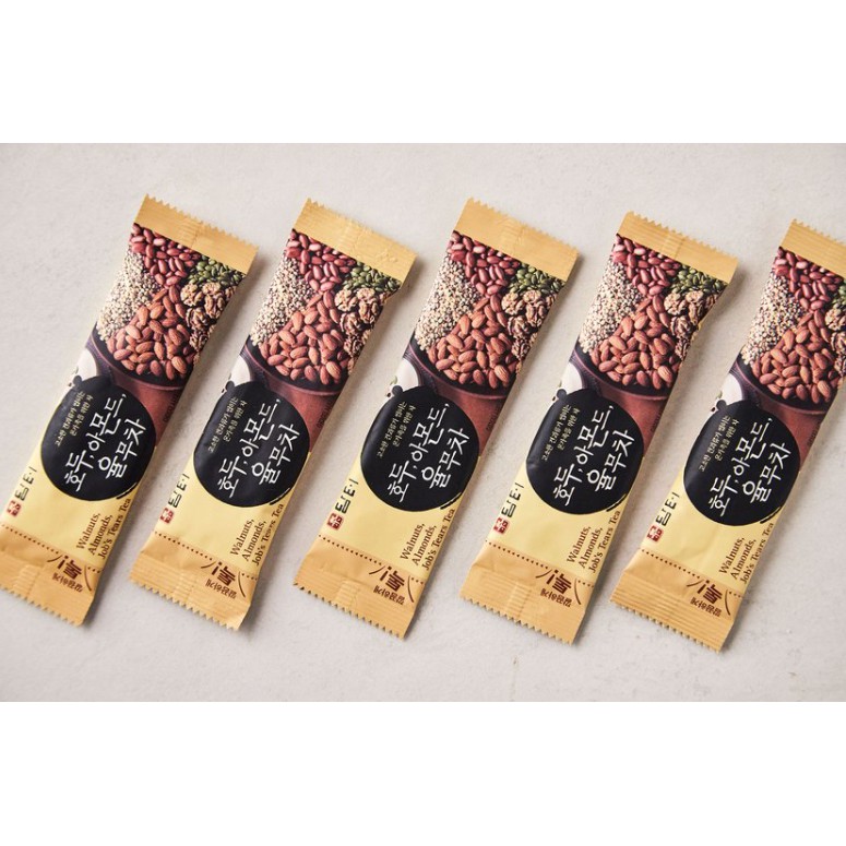 [DAMTUH] BỘT NGŨ CỐC HÀN QUỐC 15 GÓI 270G - [담터] 호두,아몬드 율무차 15입 270G