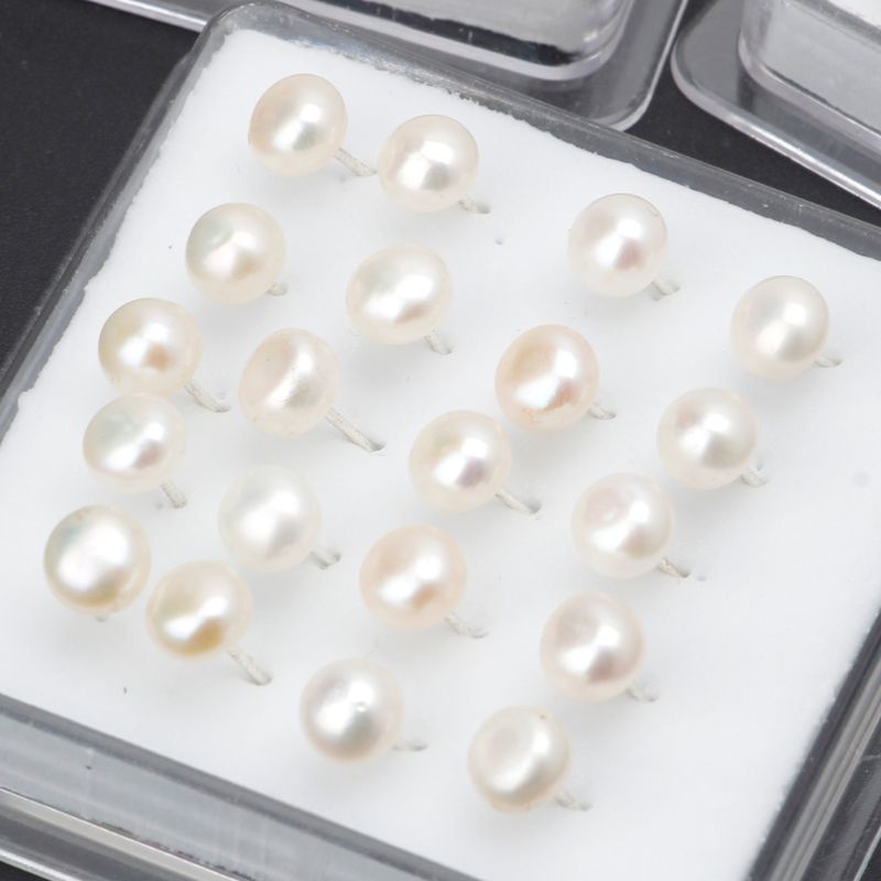 Set 10 Đôi Bông Tai Ngọc Trai Giả Màu Sắc Thời Trang Cho Mẹ Và Bé