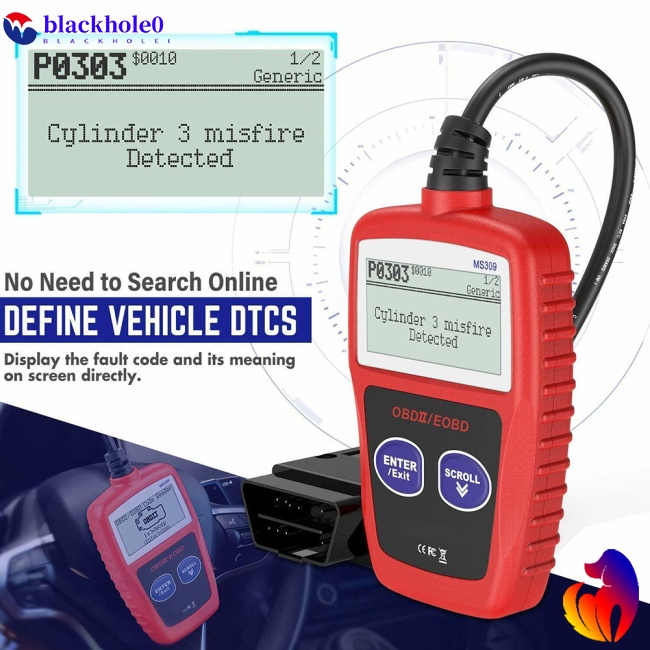 Thiết Bị Quét Kiểm Tra Lỗi Động Cơ Xe Hơi Ms309 OBD2 OBDII