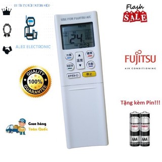 Remote Điều khiển điều hòa Fujitsu hàng nội địa, nhật bãi- Hàng loại tốt mới 100% Tặng kèm Pin-Điện tử ALEX