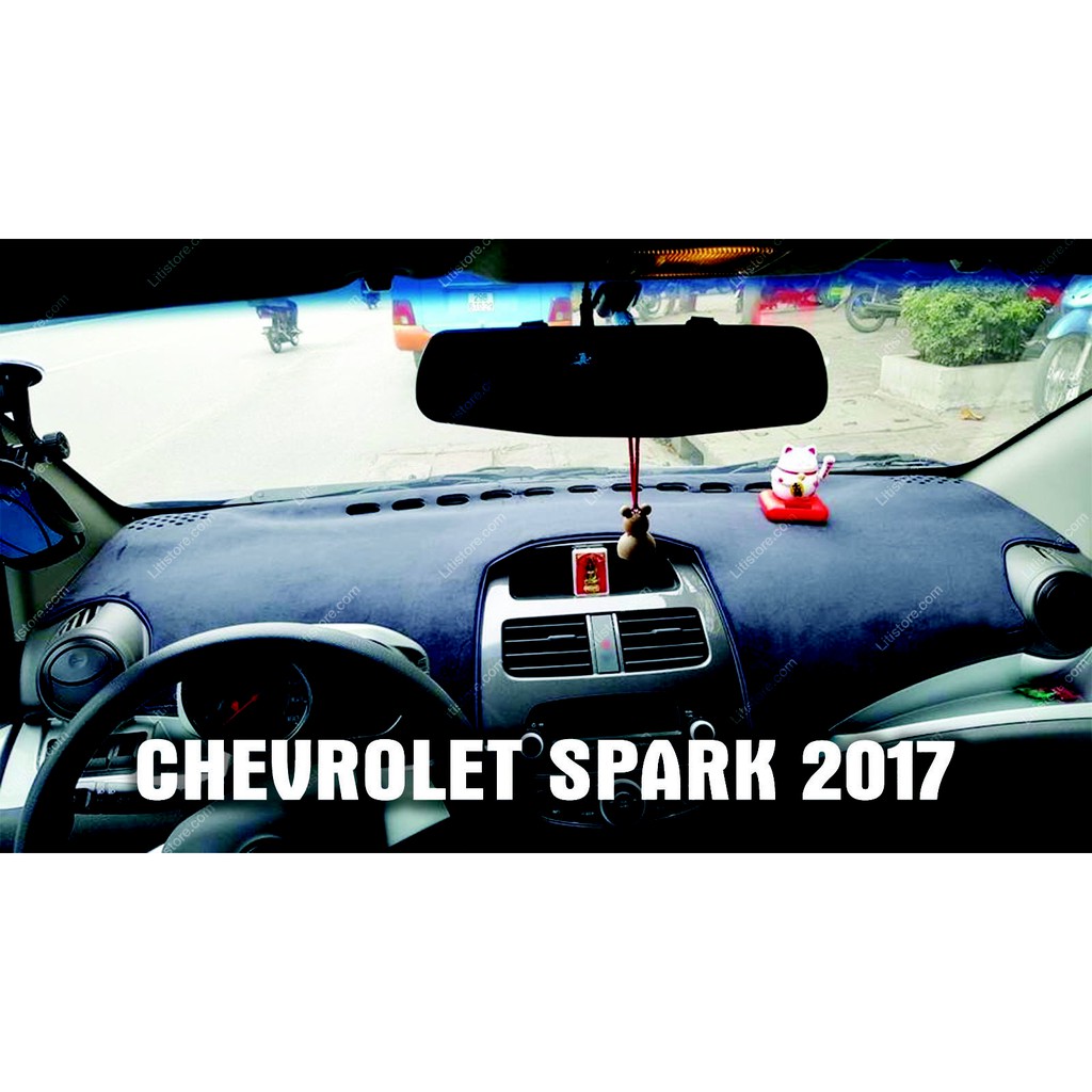 Thảm Taplo Nhung Lông cừu CHEVROLET SPARK