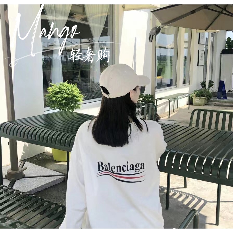 Áo Sweater Balenciaga Tay Dài Cổ Tròn In Chữ Và Cola Thời Trang Cho Nam Và Nữ