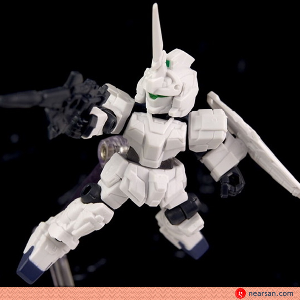 Gundam unicorn mô hình lắp ráp bandai robot mini chibi mse 10