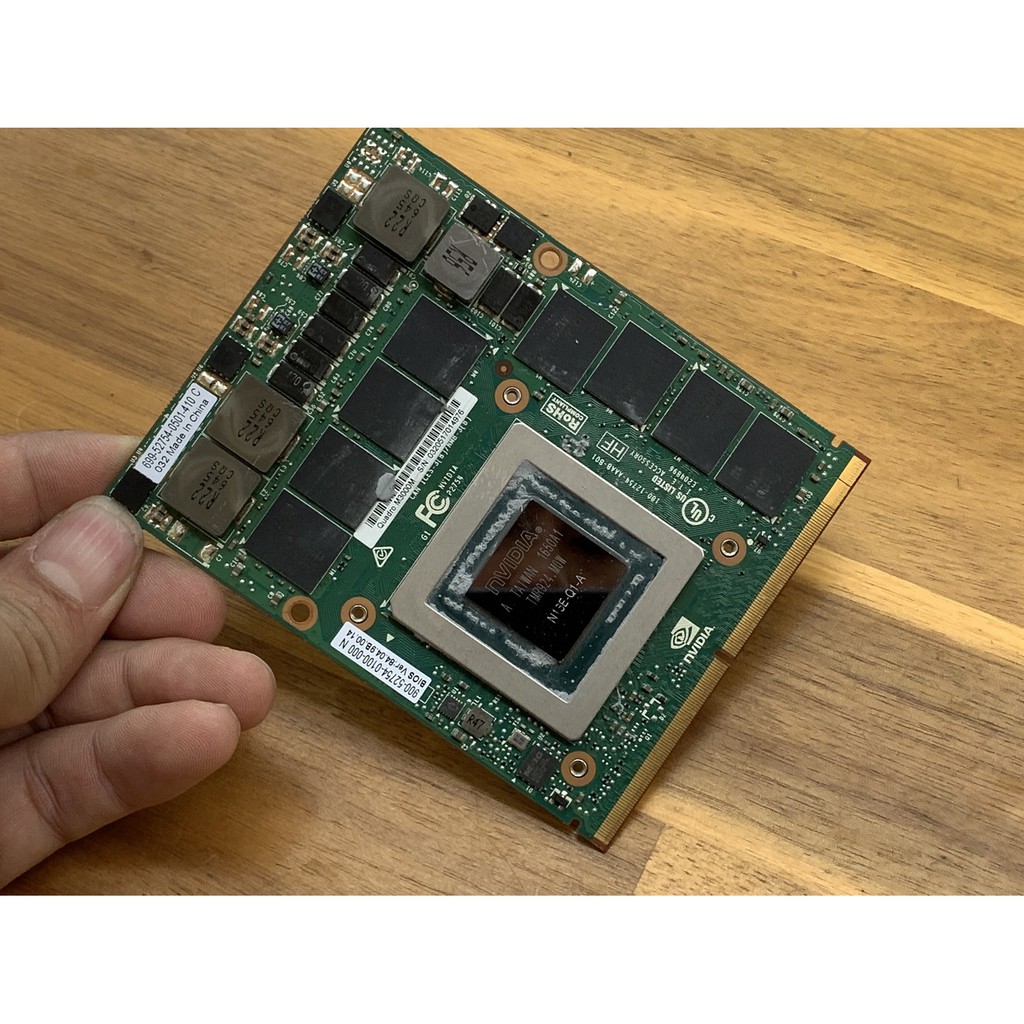 Cạc màn hình cho laptop Ndivia Quadro M3000M - Hàng chính hãng - tháo máy