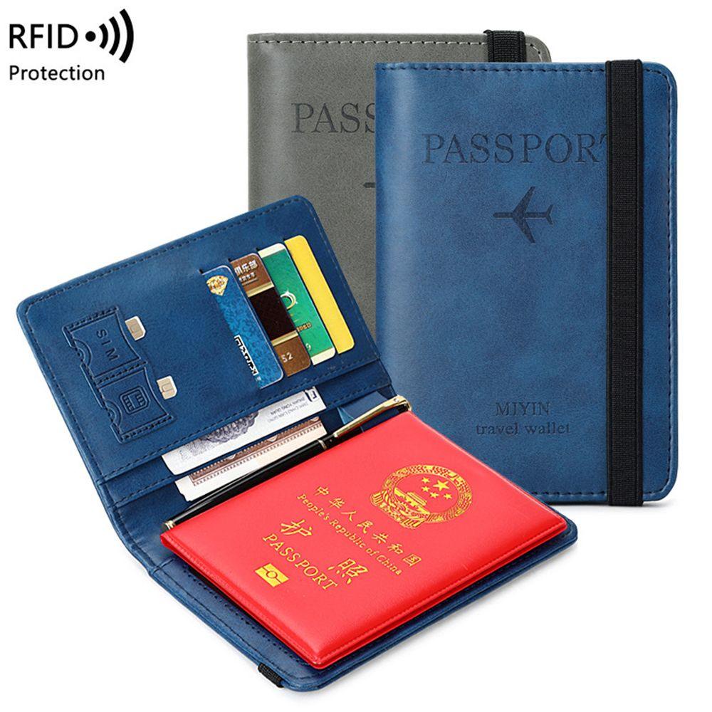 Vỏ Bọc Hộ Chiếu / Thẻ ID / Passport Phong Cách Vintage