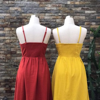 Đầm midi linen F21