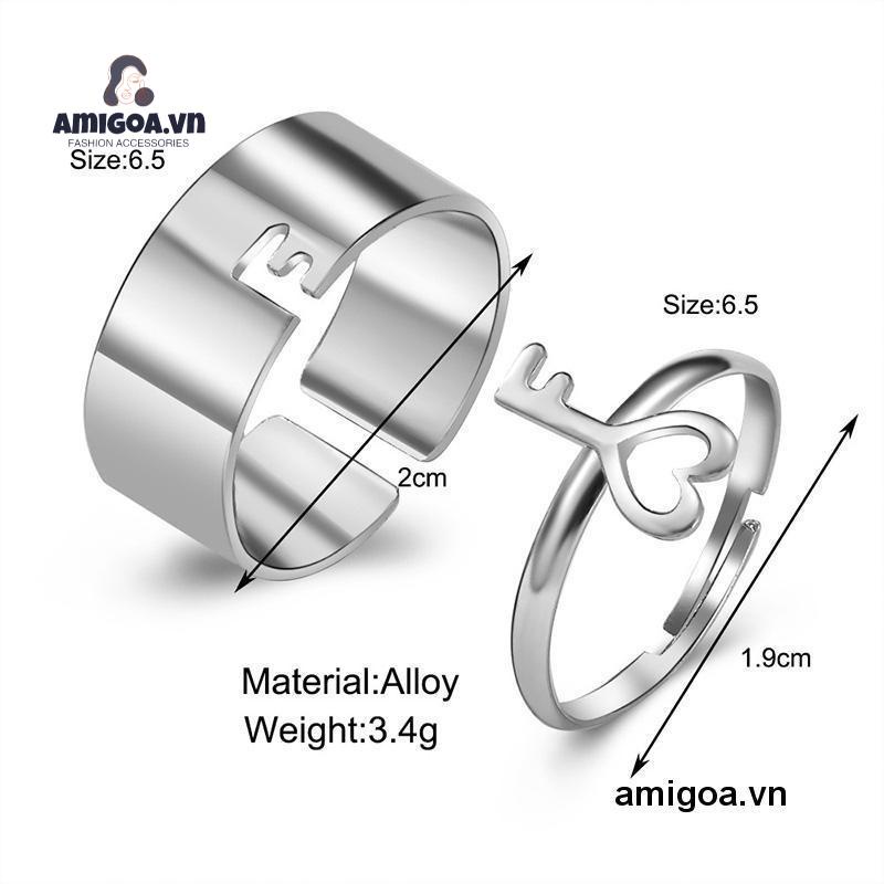 ✨✨màu vàng và bạc họa tiết chìa khóa phong cách cặp đôi thiết kế rỗng thời trang Hàn Quốc dành cho nữ