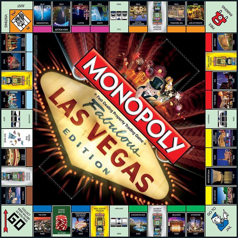 Bộ cờ tỷ phú Monopoly phiên bản Las Vegas