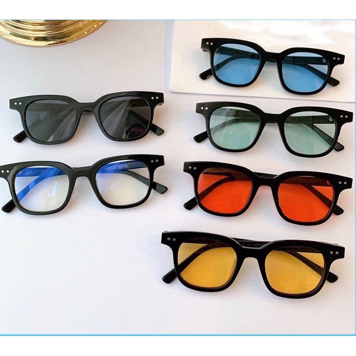 【Mắt kính】Kính Mát Thời Trang Hàn Quốc Hình Chữ V Nhiều Màu Sắc 2022
