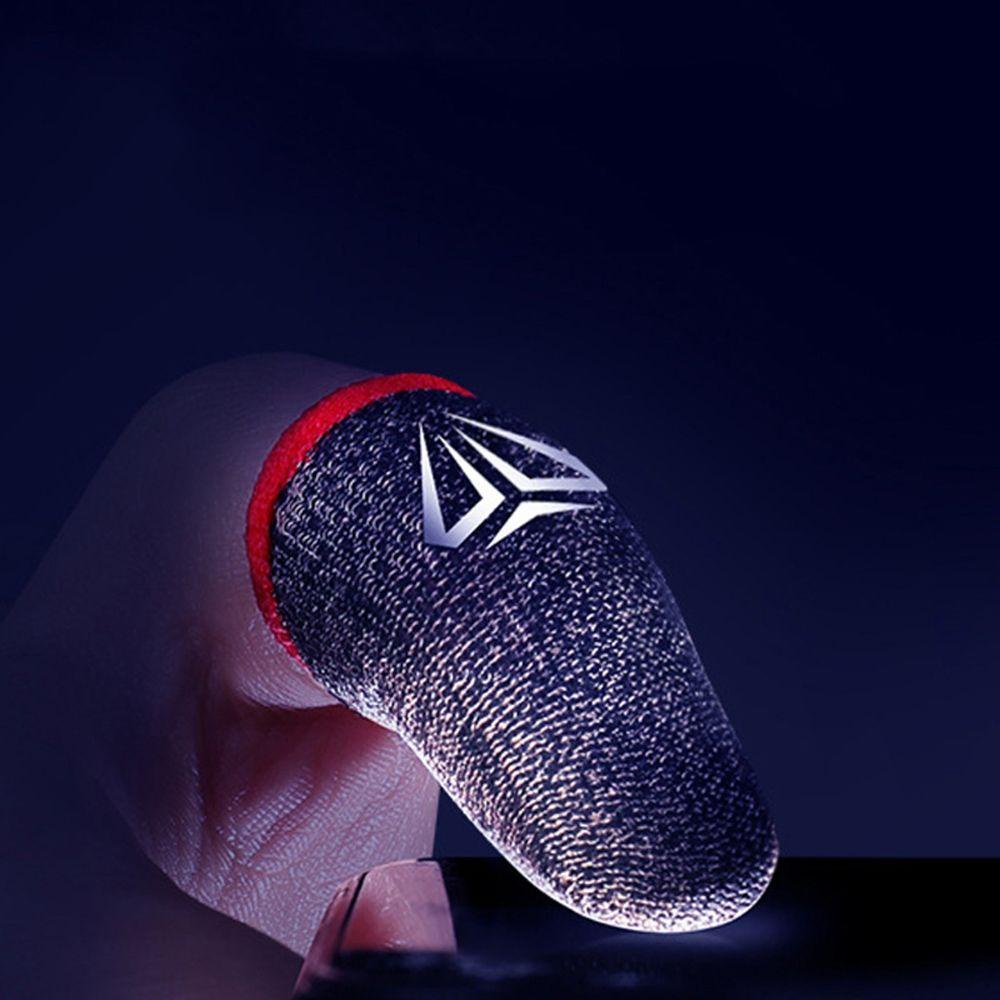 HARRIETT 1 Pair Finger Sleeve PUBG Thumb Gloves Fingertip Gloves Game Controller Sweatproof Gamer Fingertips Sleeve Mobile Games Touch Screen Finger Cots Cover Breathable Gaming Finger Cover/Multicolor