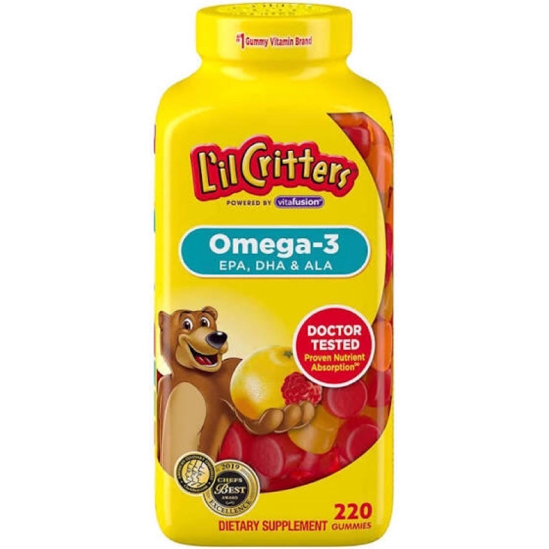 Kẹo dẻo L'il Critters Omega-3 220 viên