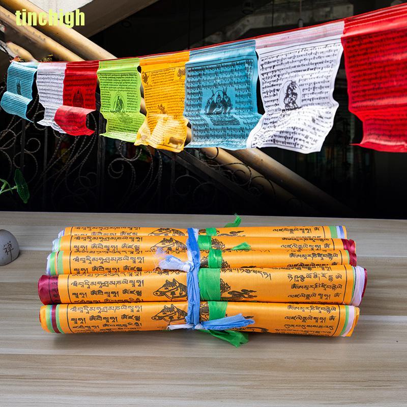 Set 20 lá cờ cầu nguyện của Phật giáo Tây Tạng