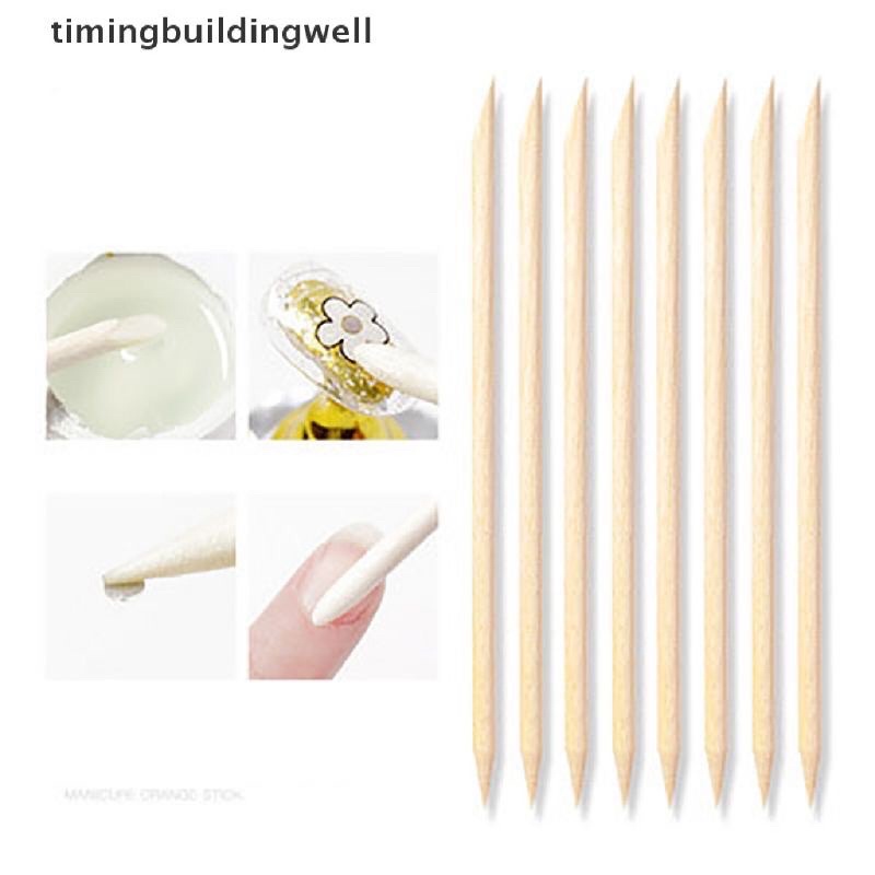 Que Gỗ Làm Nail,cây Đẩy Da ,tháo Móng,dụng Cụ Nailbox