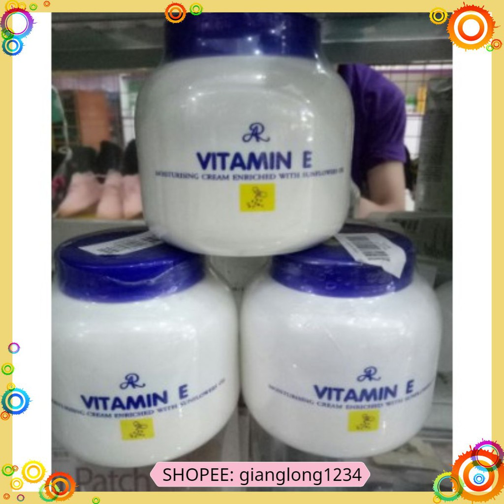 (HÀNG CHUẨN) Kem Vitamin E Aron Thái Lan dưỡng ẩm