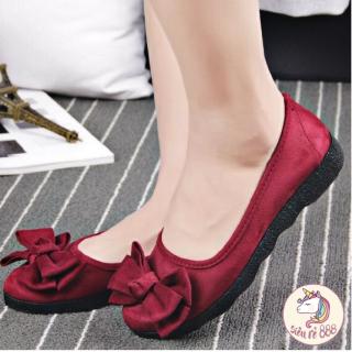 [NEW] Giày búp bê thắt nơ đế thấp - G018