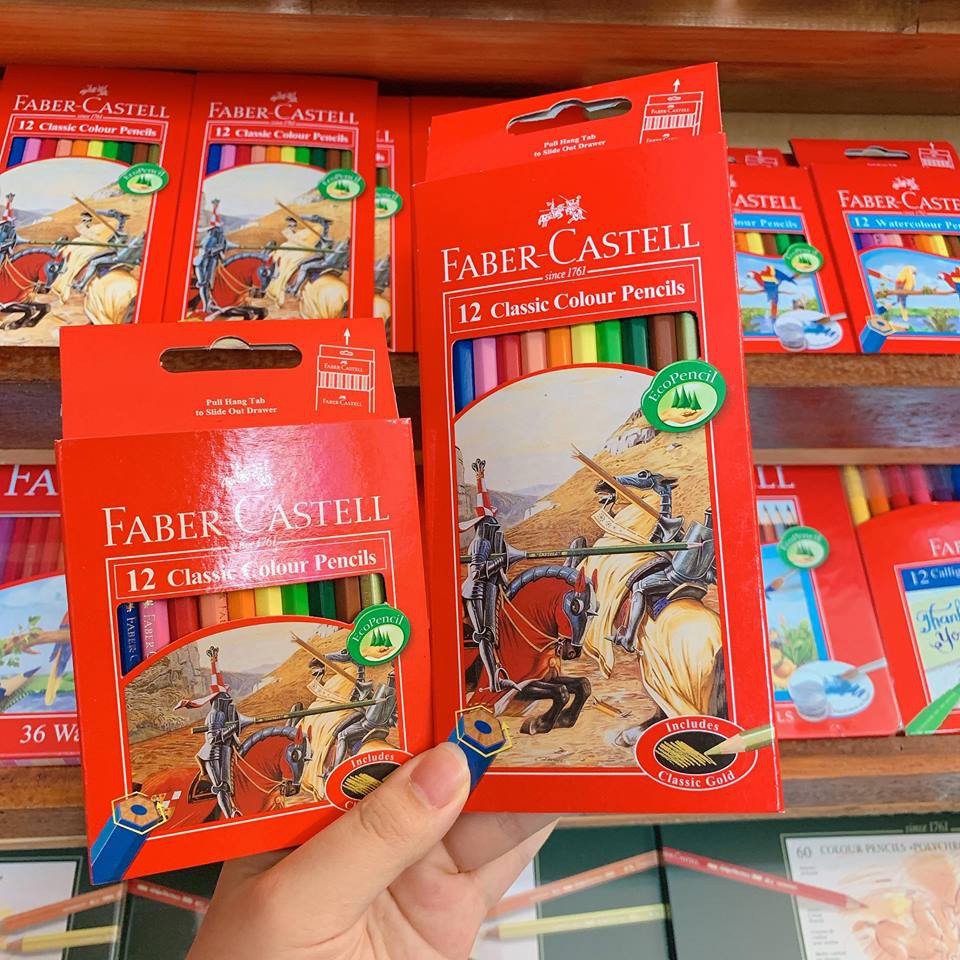 Chì Màu Faber Castell - 12 màu hộp ngắn