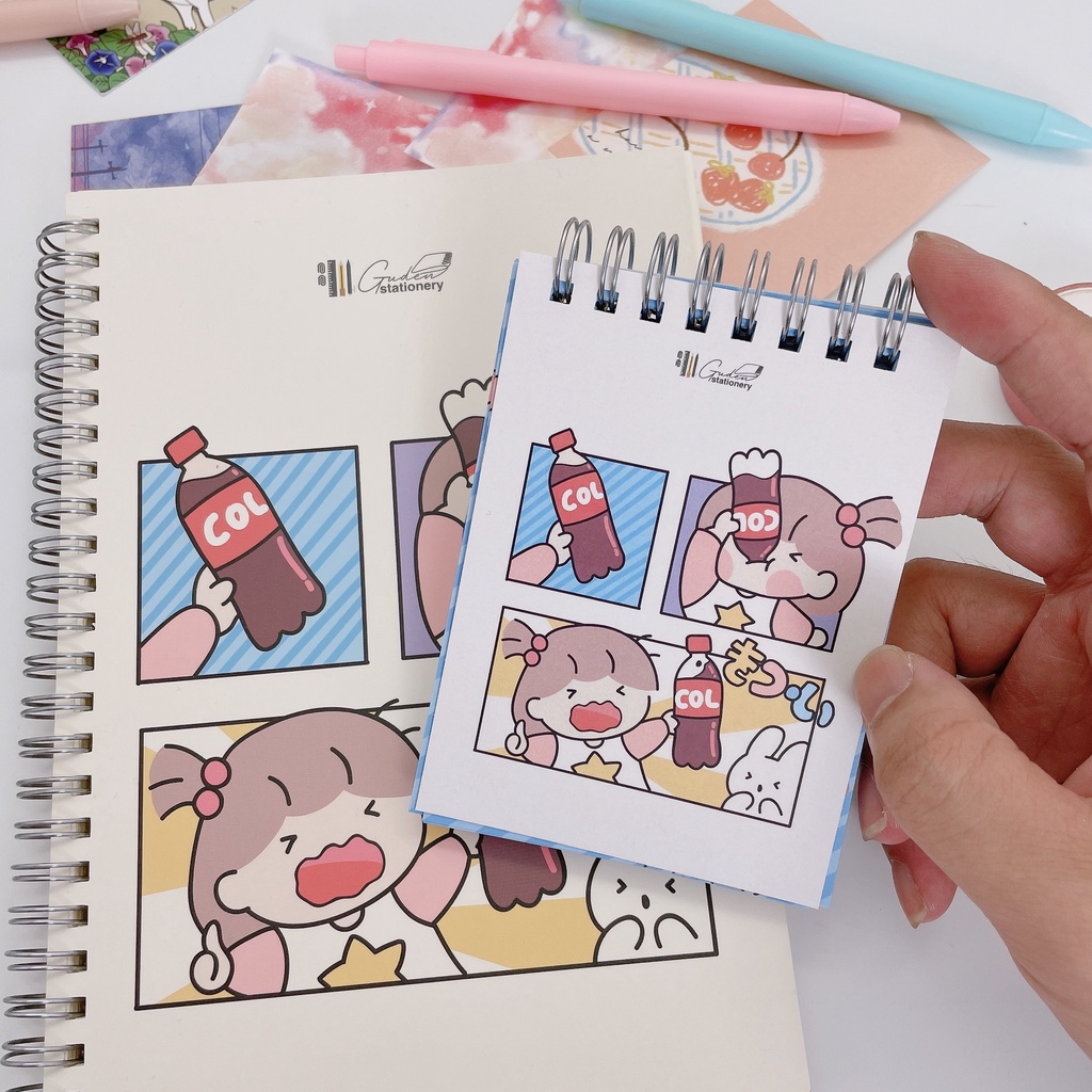 Sổ tay Mini em bé tu Cô ca_Sổ tay take note