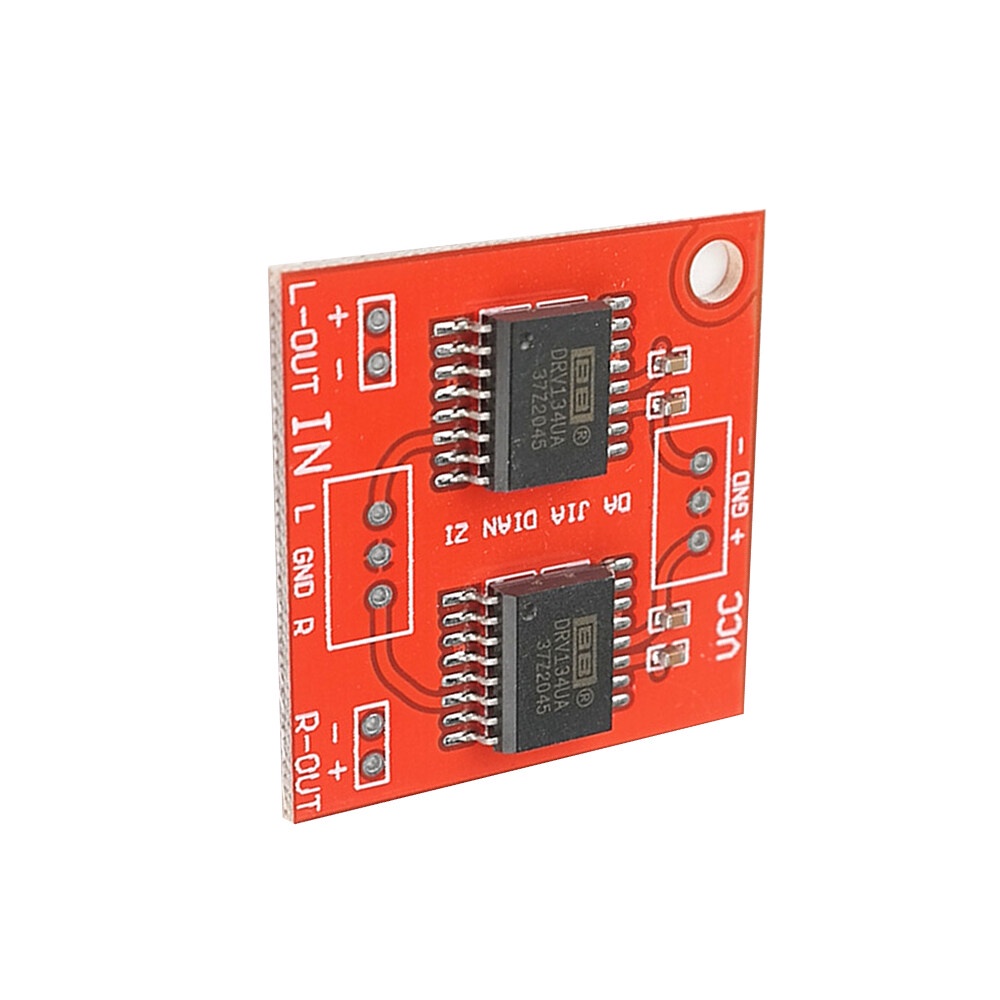 Bảng Mạch Cân Bằng Ziqucu DRV134 Hai Kênh Không Cân Bằng Cho Bảng Mạch Khuếch Đại Điện Đầu Vào
